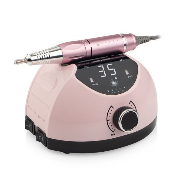 Фрезер X4 PRO Bucos Nail Drill (65W/35000 об.) SMOOTH PINK BUCO-038 фото