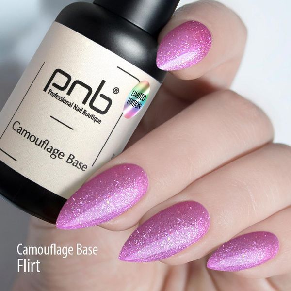 База камуфлююча каучукова PNB Рожева/Camouflage Base PNB Flirt , 8 мл PNB-4032 фото