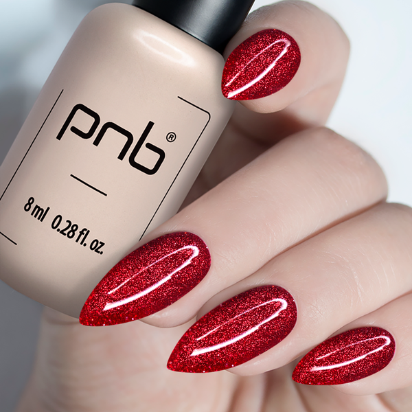 UV/LED Gel Polish SHOCK EFFECT 07 Red PNB 8 ml PNB-2015 фото