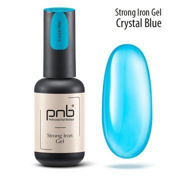 PNB UV/LED Strong Iron Gel, Crystal Blue, 8 ml PNB-4227 фото