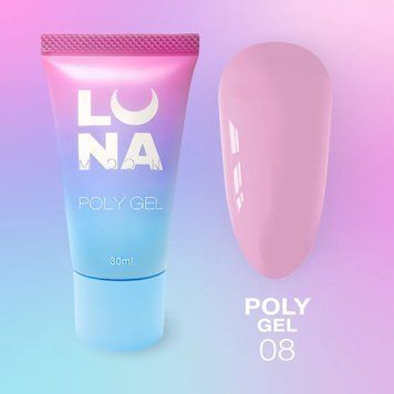 Полігель для нарощування Poly Gel №8 / 30ml 876-4884-1377 фото