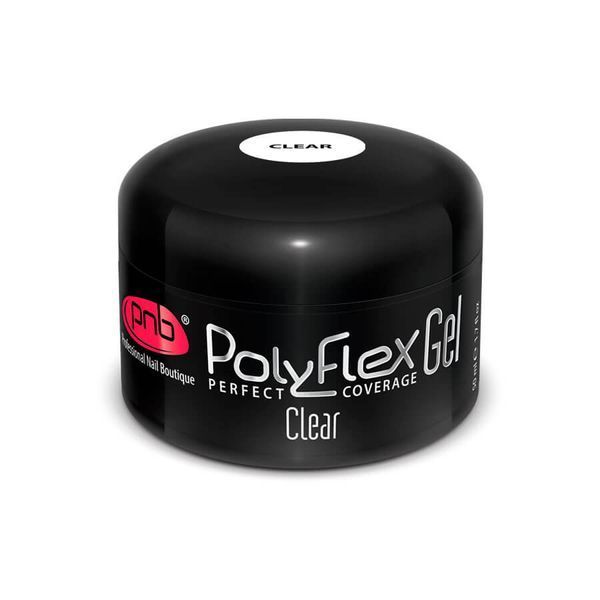 Поліфлекс гель прозорий / UV/LED PolyFlex Gel Clear 50 ml PNB-4220 фото