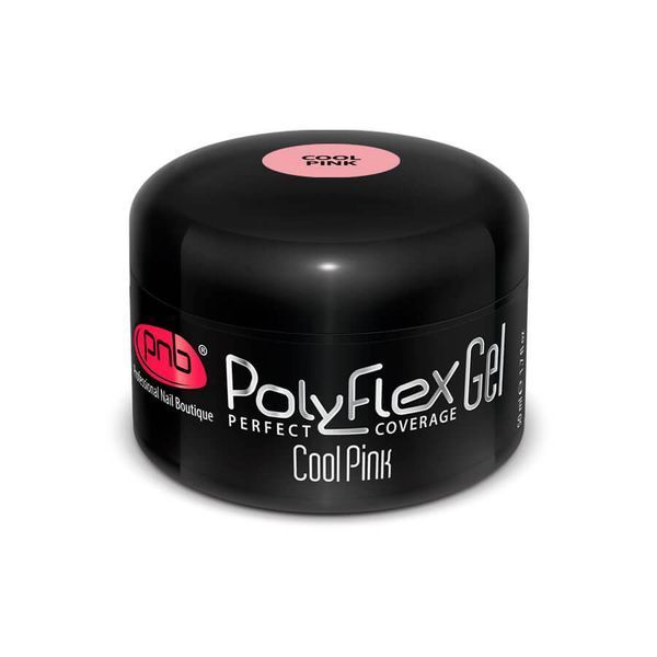Поліфлекс гель холодний рожевий / UV/LED PolyFlex Gel Cool Pink 50 ml PNB-4221 фото