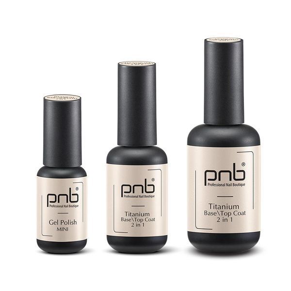 PNB UV/LED Titanium Base/Top Coat 2 in 1, 8 ml PNB-2104 фото