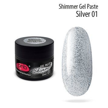 Shimmer Gel Paste PNB 01 silver PNB-5401 фото