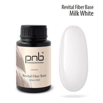PNB UV/LED Revital Fiber Base, Milk White, HEMA FREE 30 ml PNB-4009 фото