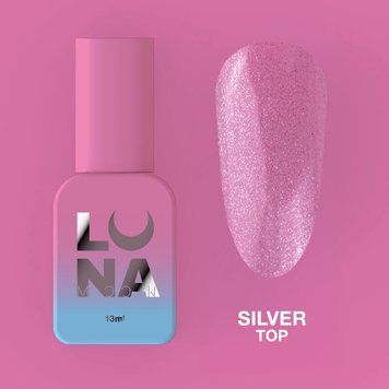 Топ для гель-лаку Top Silver / 13ml 300-0575 фото