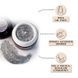 Shimmer Gel Paste PNB 01 silver PNB-5401 фото 6