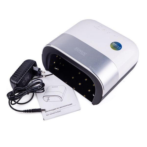 Лампа LED/UV гібрид SUNUV 3S (Original) 48Вт з діодами із кварцового скла з акумулятором SUNU-008 фото