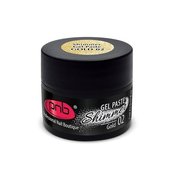 Shimmer Gel Paste PNB 02 gold PNB-5402 фото