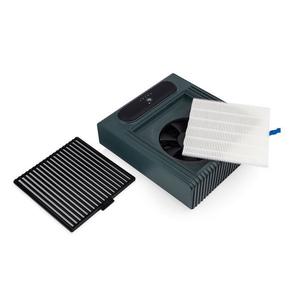 Витяжка с HEPA фільтром BUCOS CYCLONE V1 НА 100W Темно-зелена BUCO-043 фото