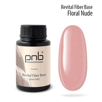 PNB UV/LED Revital Fiber Base, Floral Nude, HEMA FREE 30 ml PNB-4011 фото