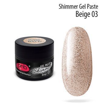 Shimmer Gel Paste PNB 03 beige PNB-5403 фото