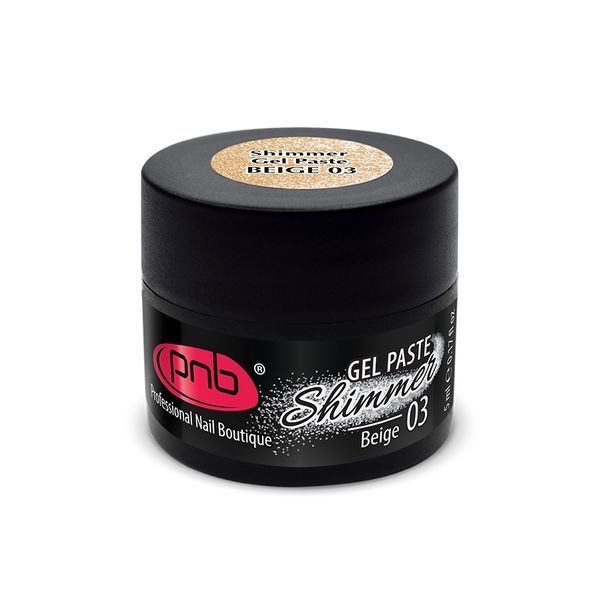 Shimmer Gel Paste PNB 03 beige PNB-5403 фото