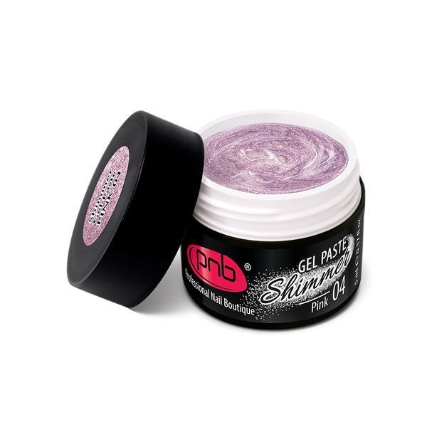 Shimmer Gel Paste PNB 04 pink metallic PNB-5404 фото
