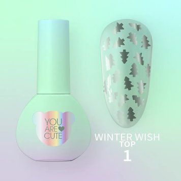 Топ для гель-лаку Top Winter Wish №1 TW-0001 фото