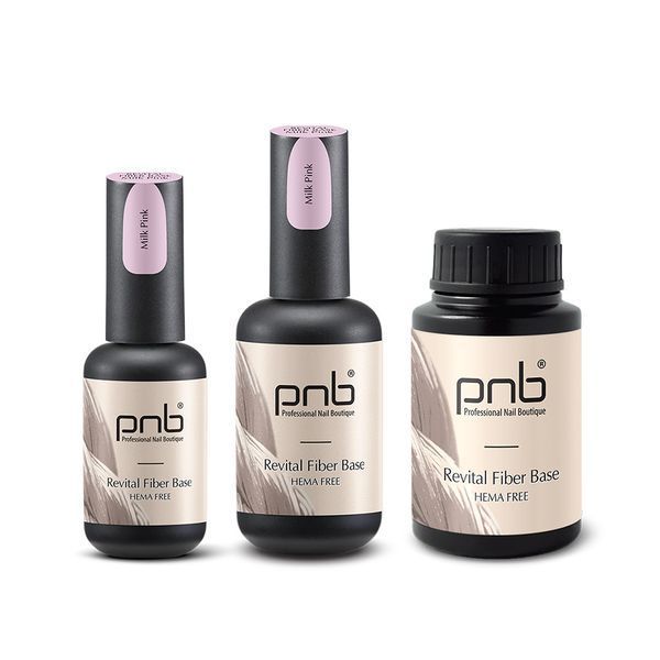 PNB UV/LED Revital Fiber Base, Milk Pink, HEMA FREE 30 ml PNB-4033 фото