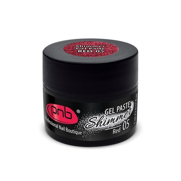 Shimmer Gel Paste PNB 05 red PNB-5405 фото