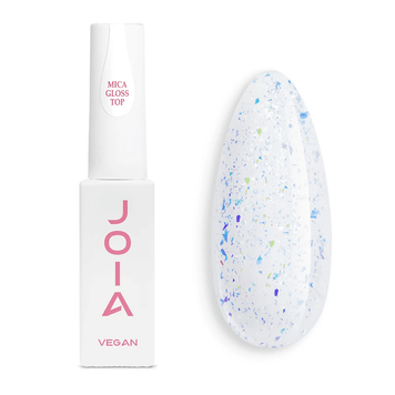 Топ для гель-лаку Mica Gloss Top No Wipe, глянцевий, JOIA vegan, 8 мл 107003 фото