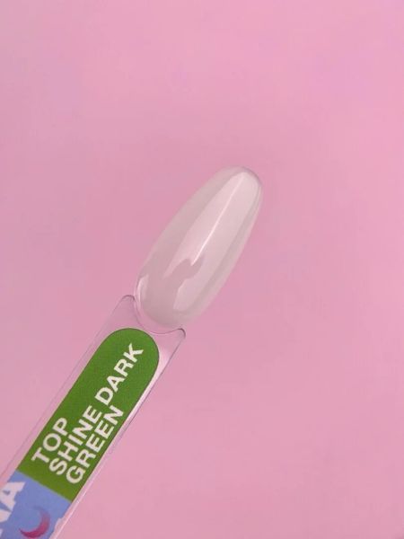 Топ для гель-лаку, що світиться у темряві Top Shine Dark Green / 13ml 300-0624 фото
