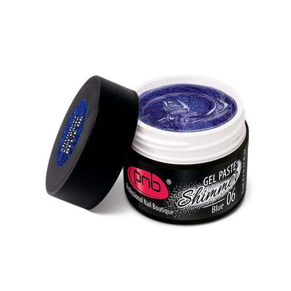 Shimmer Gel Paste PNB 06 blue PNB-5406 фото