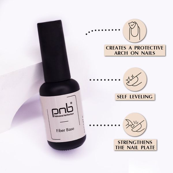 PNB UV/LED Fiber Base, White Milk, 8 ml PNB-2109 фото
