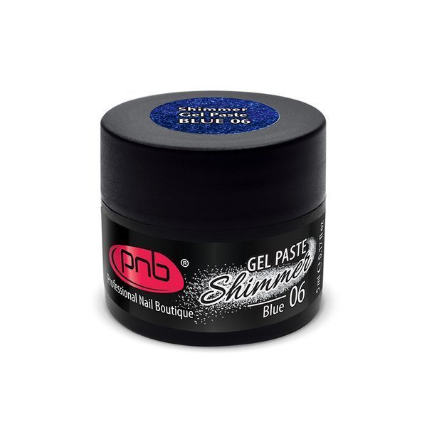 Shimmer Gel Paste PNB 06 blue PNB-5406 фото