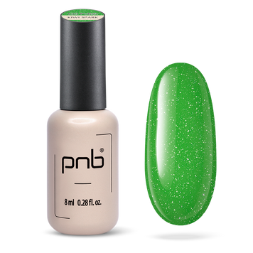 Гель лак PNB Juicy Spark, Kiwi Spark, 8 мл PNB-4545 фото