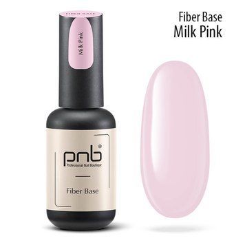 База з нейлоновими волокнами Fiber Base PNB, молочно рожева, 8 мл PNB-2112 фото