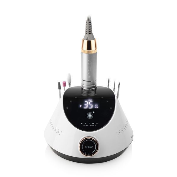 Фрезер X2 PRO Bucos Nail Drill 65W/35000 WHITE PEARL BUCO-006 фото