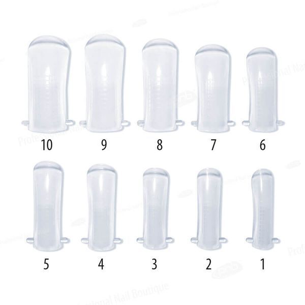 Reusable Upper Nail Forms PNB, 100 pcs PNB-9019 фото