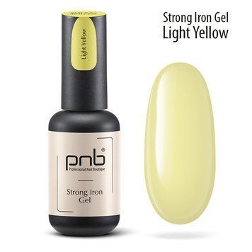 PNB UV/LED Strong Iron Gel, Light Yellow, 8 ml PNB-4231 фото