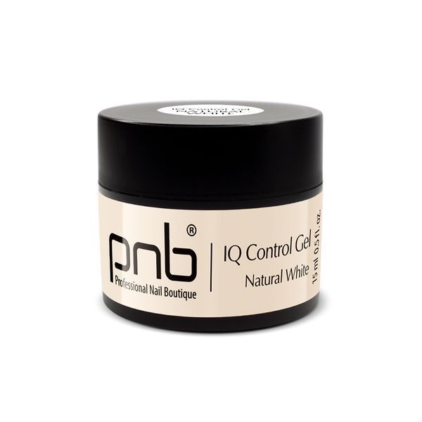 УФ/ЛЕД Айкью контрол гель натуральний білий /UV/LED IQ Control Gel Natural White , 15мл PNB-4333 фото