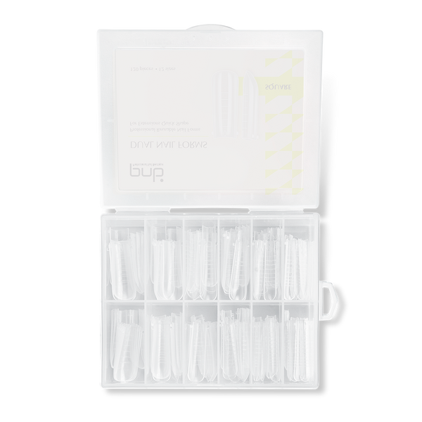 Багаторазові верхні форми Dual Nail Forms PNB, Square, 120 шт. PNB-11133 фото