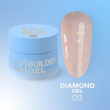 Гель для нарощування Diamond Gel №3 / 15ml 323-2356-0462 фото