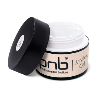 PNB UV/LED Acryflex Gel, Silver Glam, 50 ml PNB-4162 фото