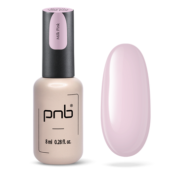 PNB UV/LED Revital Fiber Base, Milk Pink, HEMA FREE 8 ml PNB-4027 фото