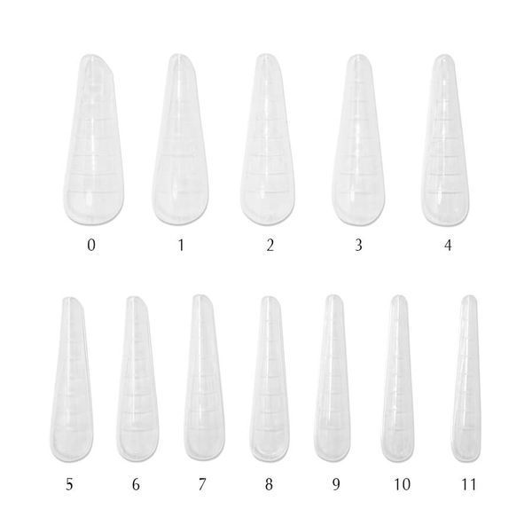 Reusable Upper Arched Nail Forms PNB, 120 pcs PNB-9031 фото