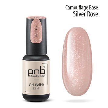 PNB UV/LED Camouflage Base, Silver Rose, 4ml PNB-20115 фото