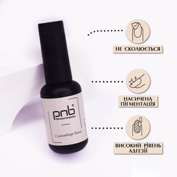 UV/LED Camouflage Base PNB, Lilac Blush 8 ml PNB-2126 фото