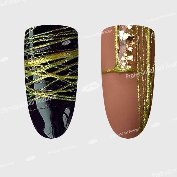 УФ/ЛЕД Гель-павутинка золото PNB / UV/LED WebGel Gold , 5мл PNB-5102 фото
