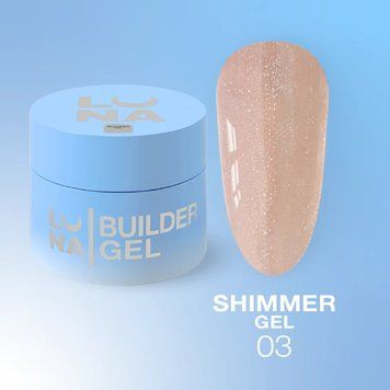 Гель для нарощування Shimmer Gel №3 / 15ml 323-5425-1577 фото