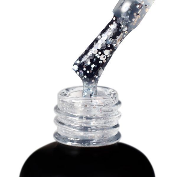 PNB UV/LED Art Top, Silver Dots No Wipe, 8 ml PNB-3118 фото