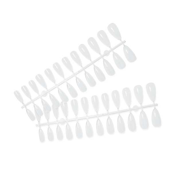 Тіпси гелеві для нарощування нігтів Soft gel tips Almond Joia vegan, мигдаль, 240 шт 11192 фото