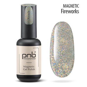 UV/LED Magnetic Gel Nail Polish Fireworks PNB 8 ml PNB-1507 фото