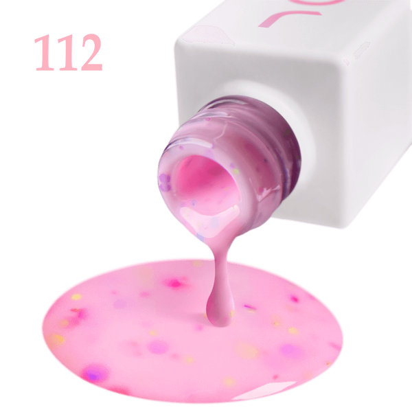 Гель-лак JOIA vegan 112, Cotton candy, light pink, 6 мл 31112 фото
