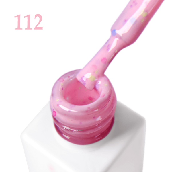 Гель-лак JOIA vegan 112, Cotton candy, light pink, 6 мл 31112 фото