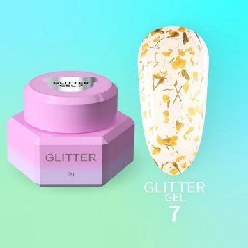 Блискітки для нігтів Glitter Gel №7 GB-007 фото