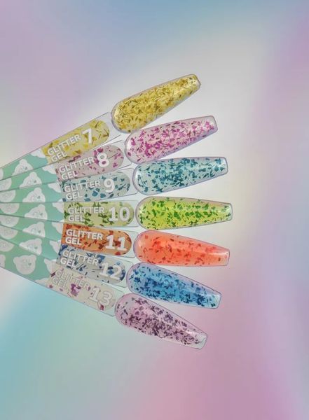 Блискітки для нігтів Glitter Gel №8 GB-008 фото
