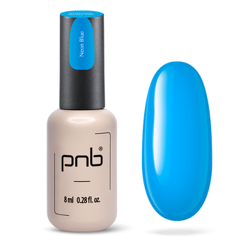 PNB UV/LED Strong Iron Gel, Neon Blue , 8 ml PNB-4392 фото